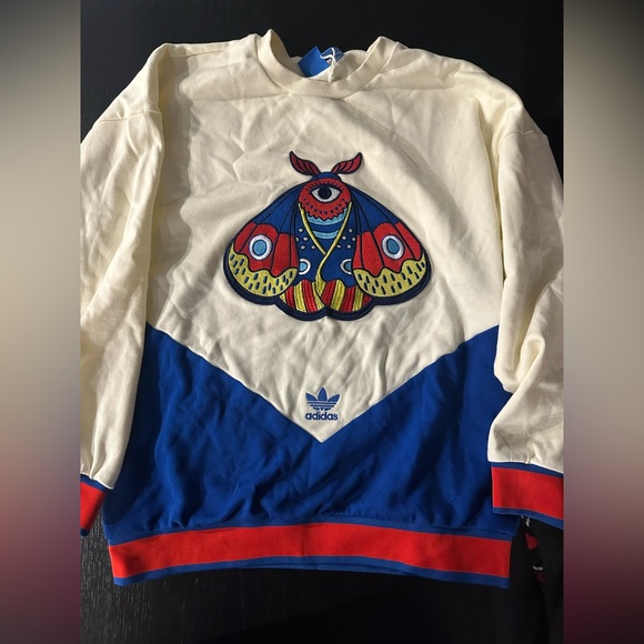 adidas Sweaters - Adidas Embellished Arts Moth Rare Sweater. Large